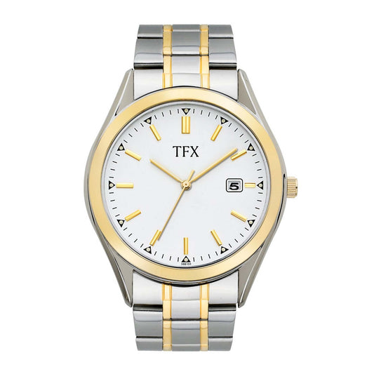 MEN'S TFX TWO TONE STAINLESS STEEL WATCH